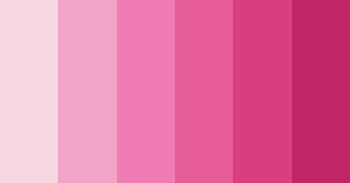 Download pink rainbow color palette PNG image (landscape)