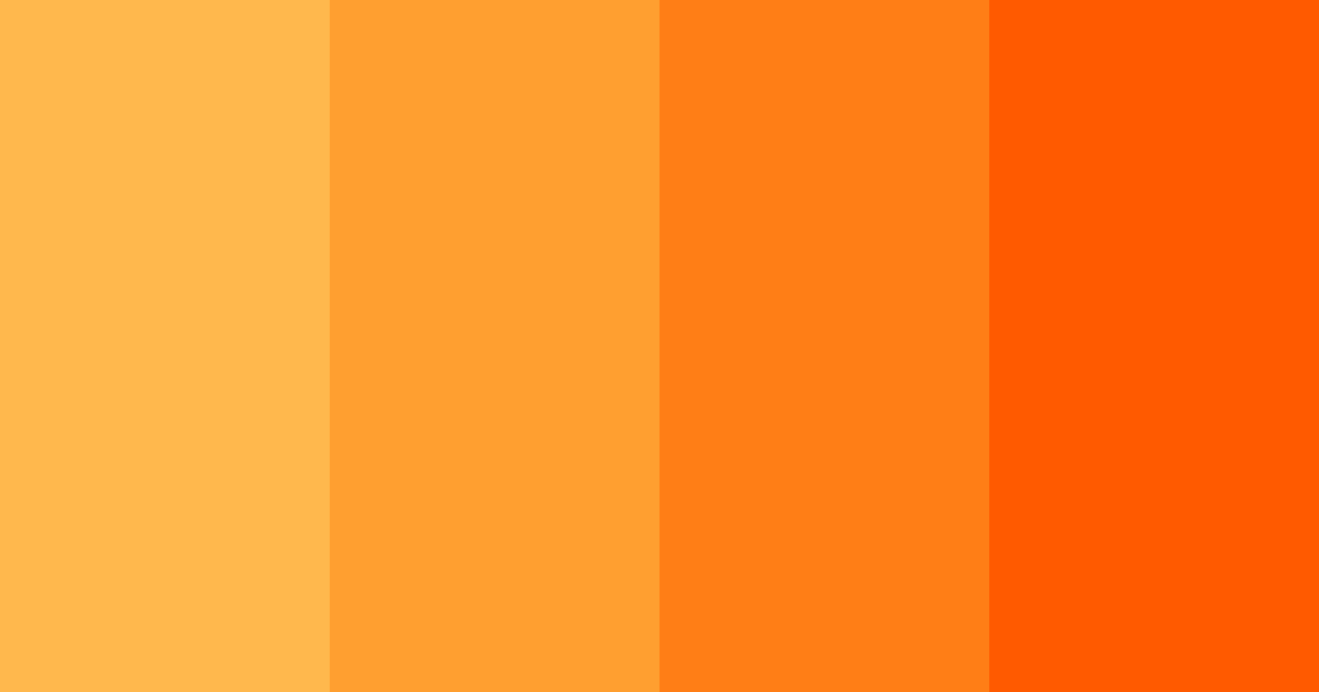 Download sunset glow color palette PNG image (landscape)