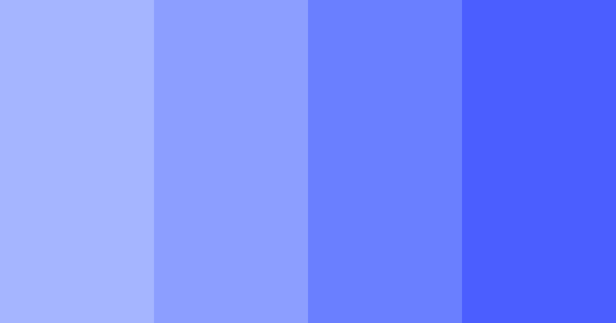 Download celestial blues color palette PNG image (landscape)