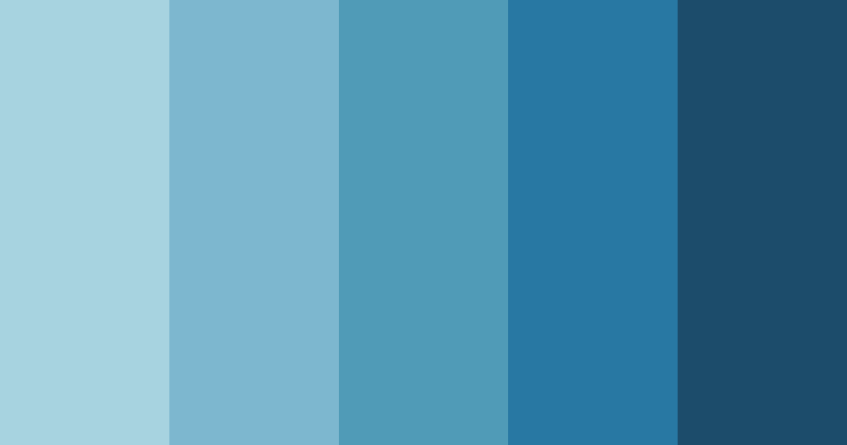 Download aqua horizon color palette PNG image (landscape)