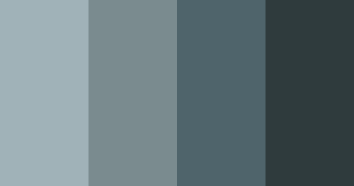 Download slate gray shades color palette PNG image (landscape)
