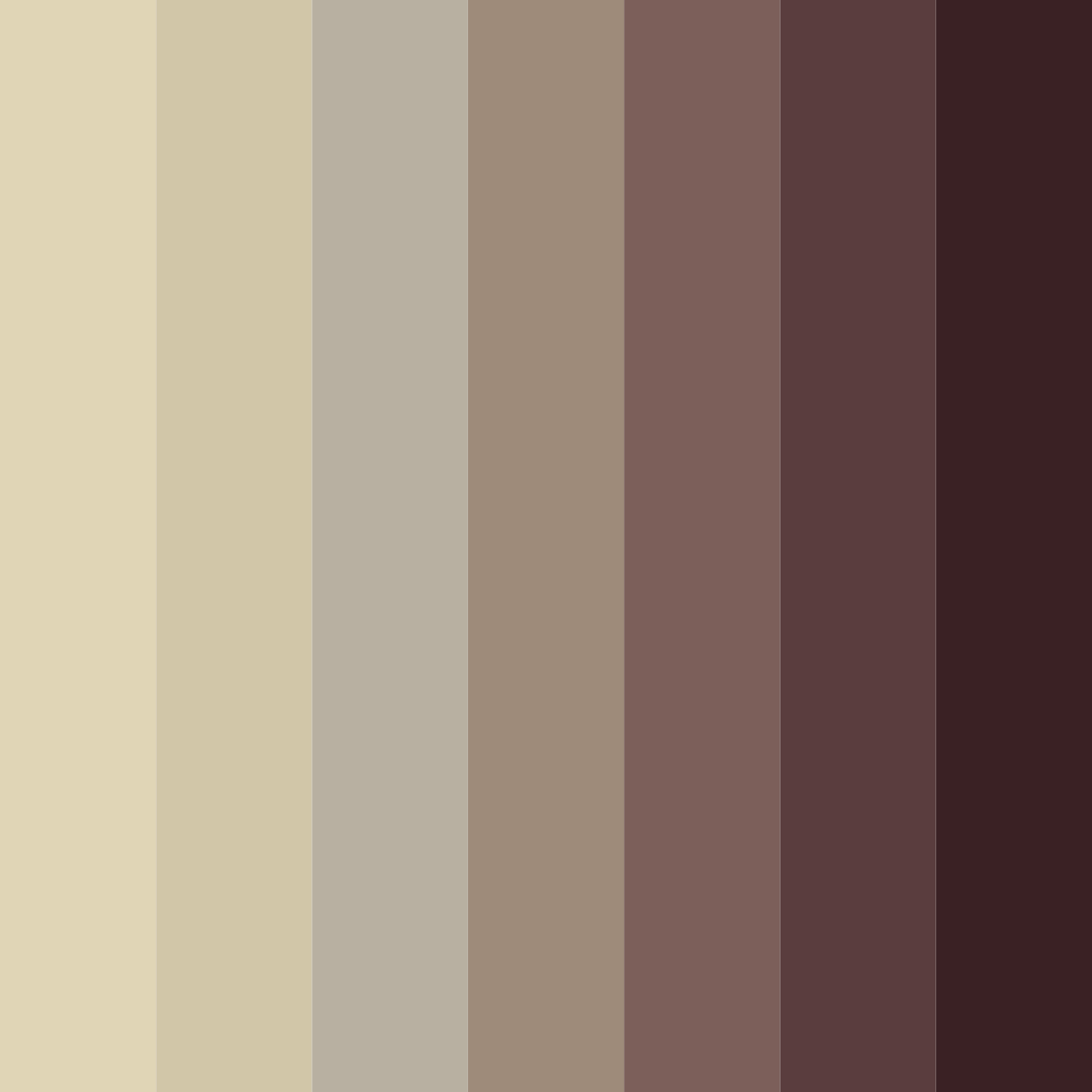 Download brown elegance color palette PNG image (square)