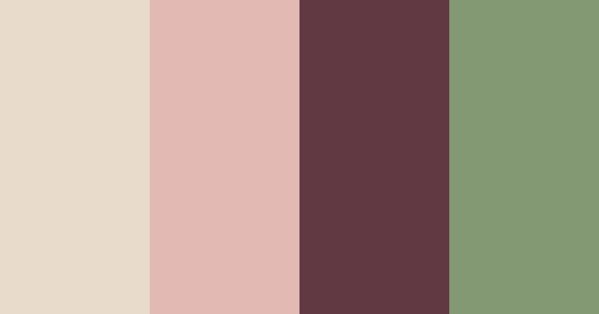 Download desert rose color palette PNG image (landscape)