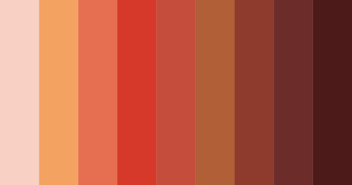 Download terracotta madness color palette PNG image (landscape)