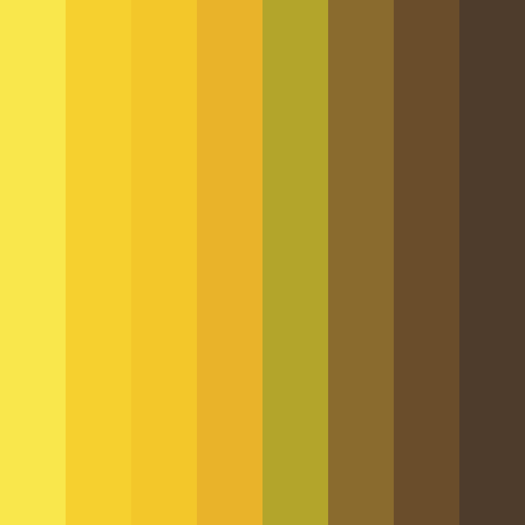 Download yellow sponge bob color palette PNG image (square)