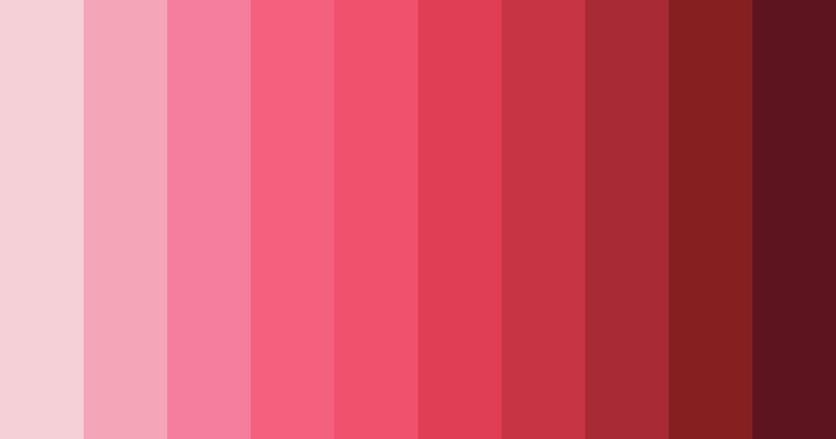 Download warm pink autumn color palette PNG image (landscape)