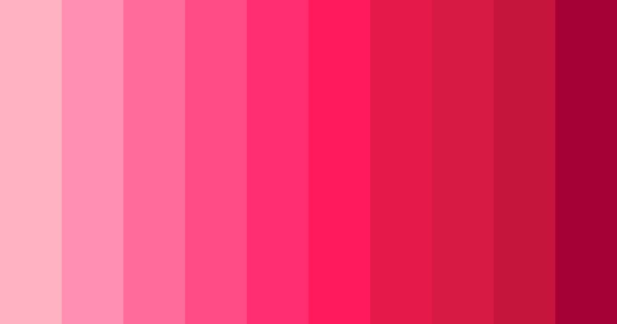 Download watermelon pink color palette PNG image (landscape)