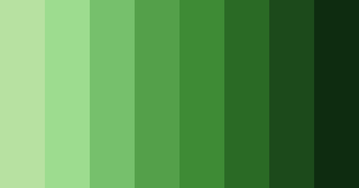 Download emerald grove color palette PNG image (landscape)