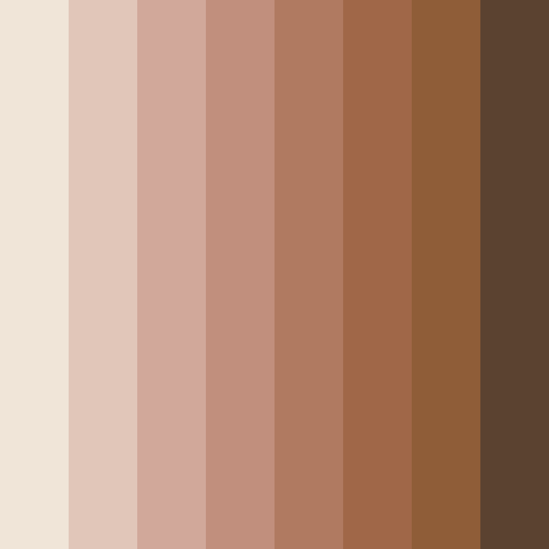 Download antique brown color palette PNG image (square)