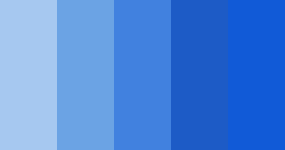 Download azure cascade color palette PNG image (landscape)