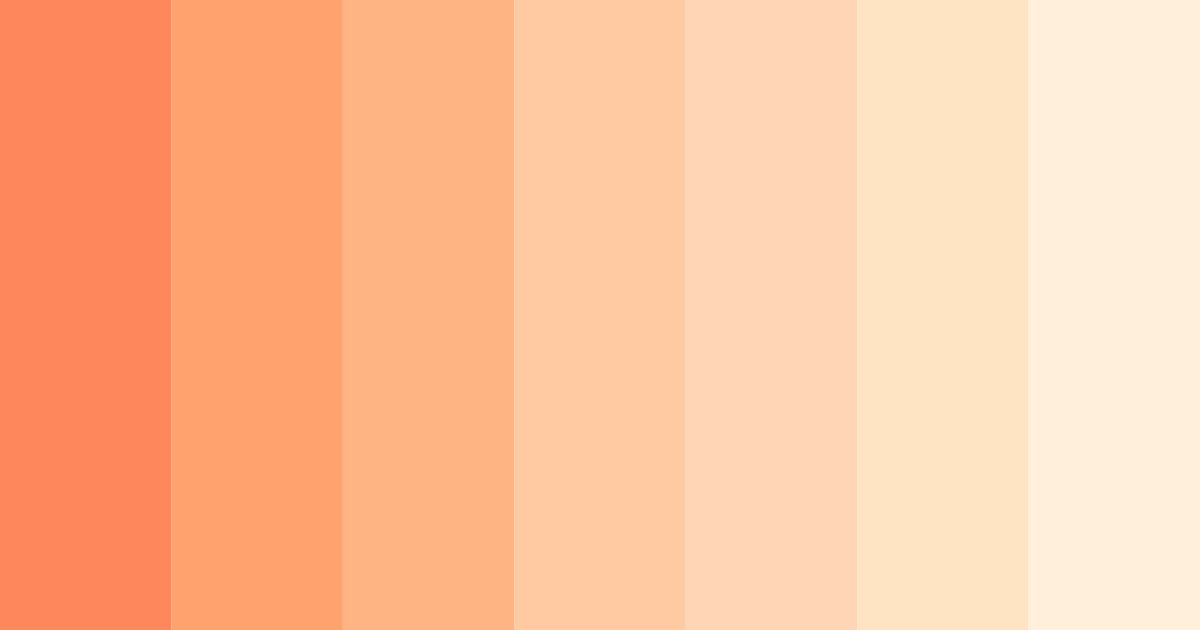 Download sunset serenade color palette PNG image (landscape)