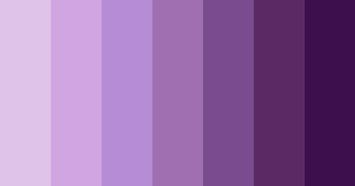 Download enchanted amethyst color palette PNG image (landscape)