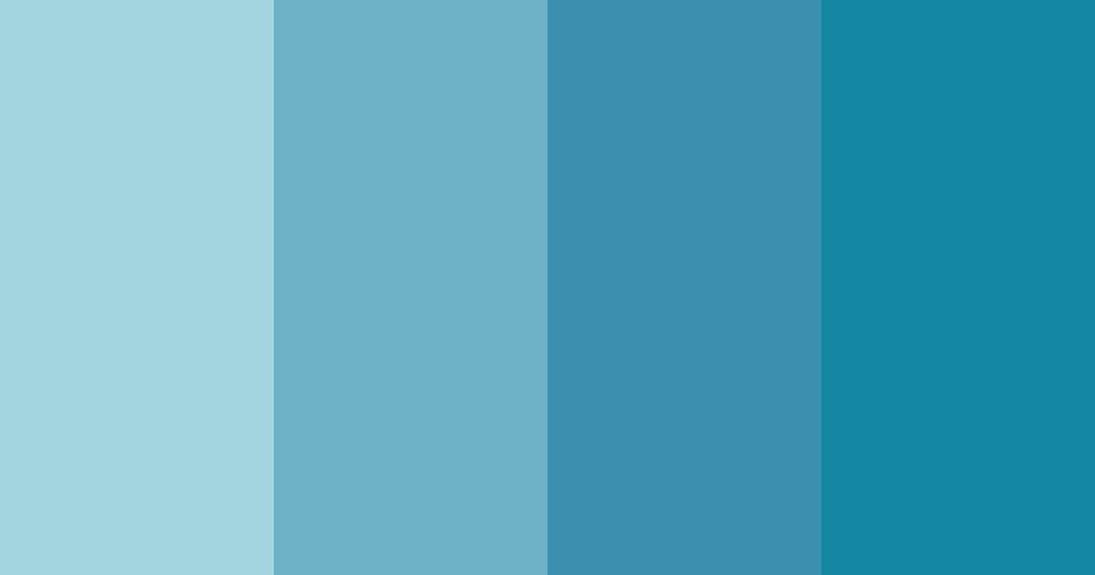 Download aquatic serenity color palette PNG image (landscape)