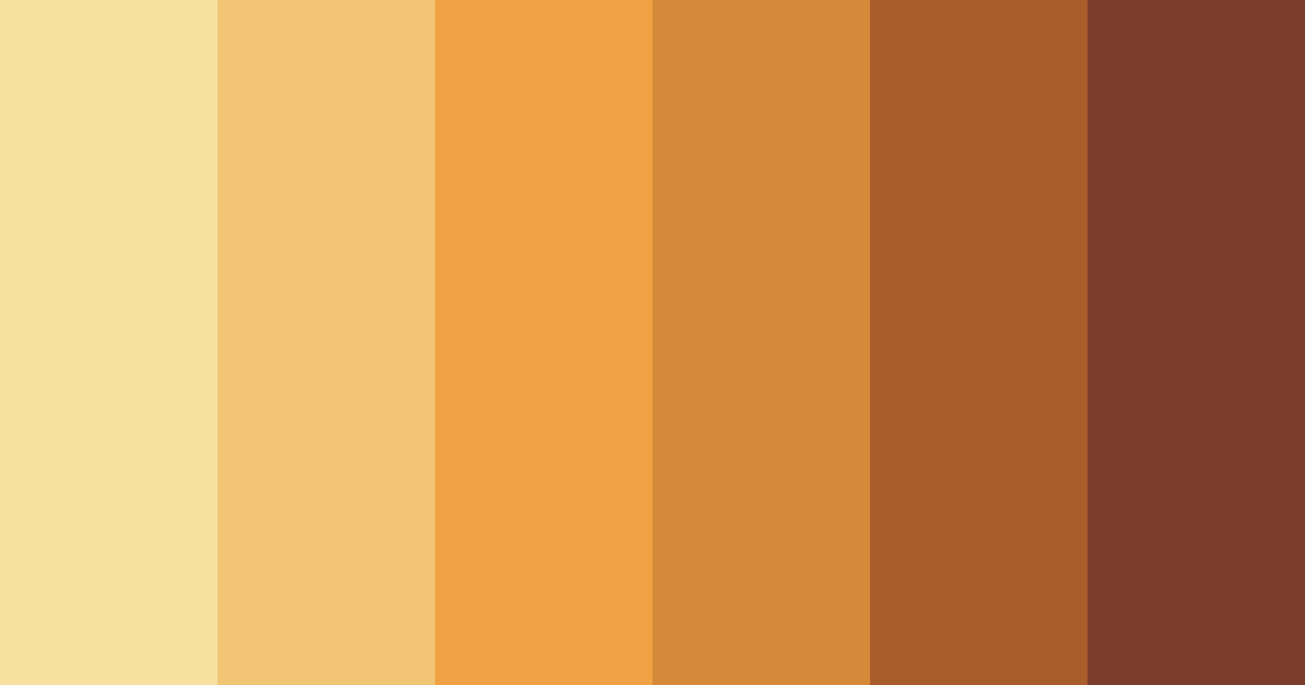 Download autumn harvest color palette PNG image (landscape)