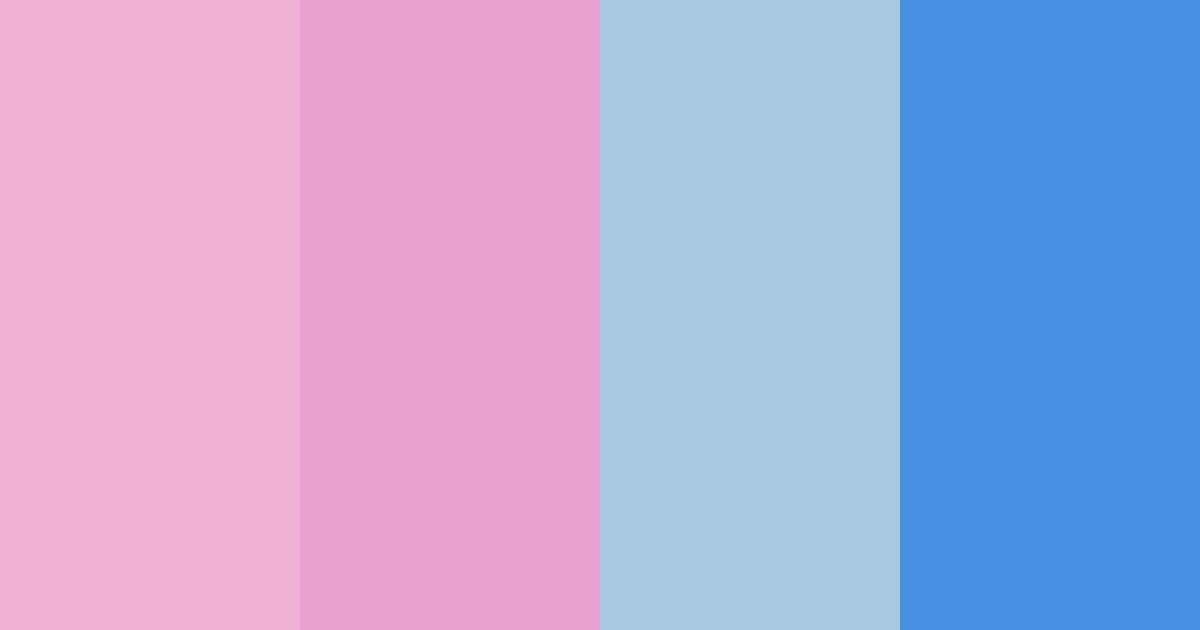 Download cotton candy breeze color palette PNG image (landscape)
