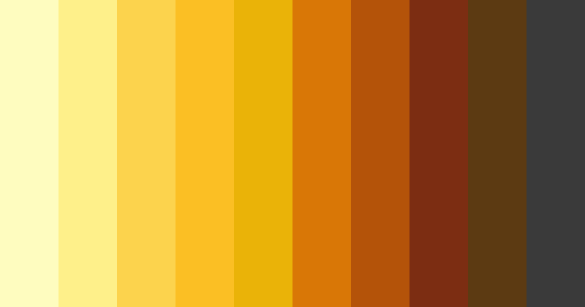 Download yellow and black harmony color palette PNG image (landscape)