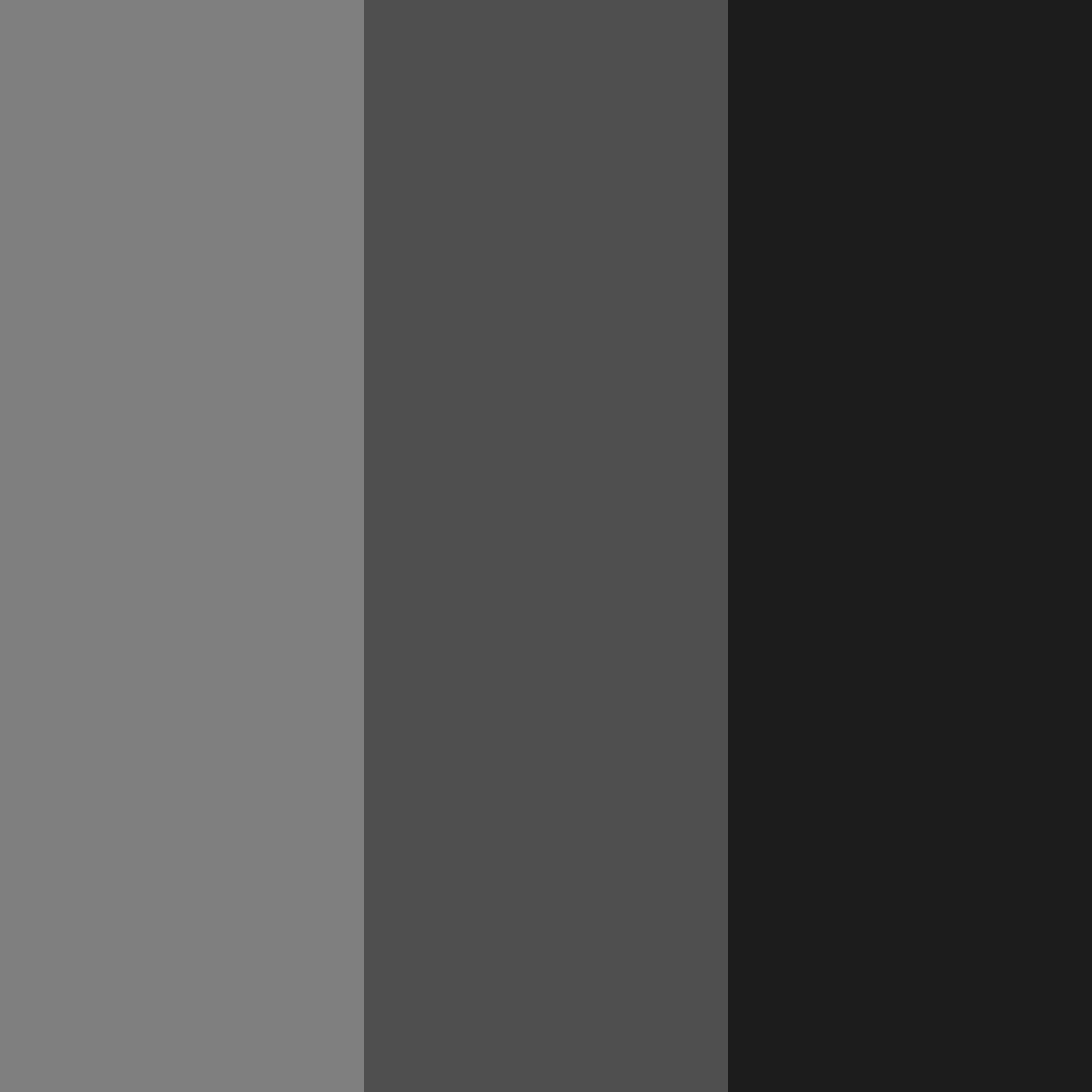 Download dark black color palette PNG image (square)