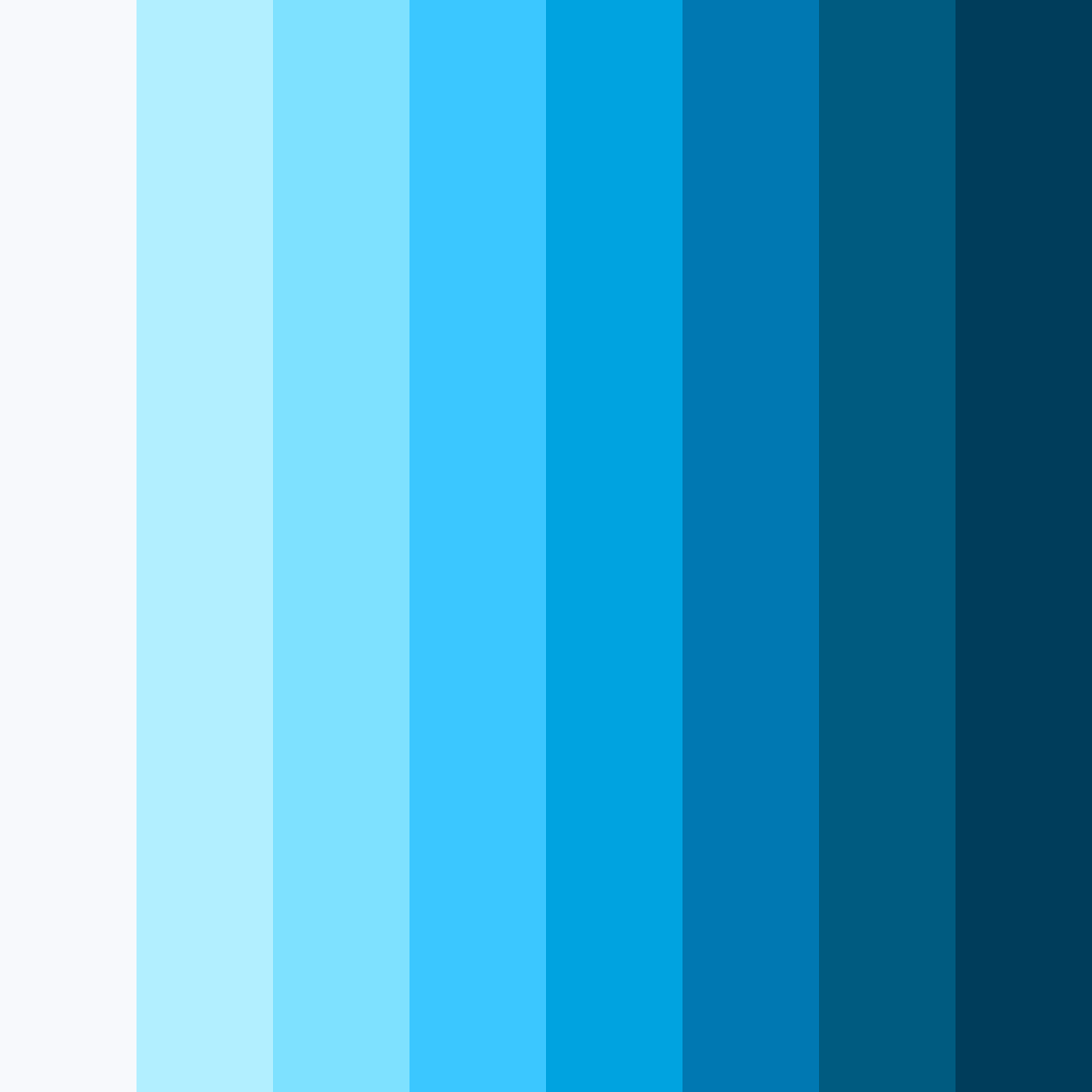 Download neon cascade color palette PNG image (square)