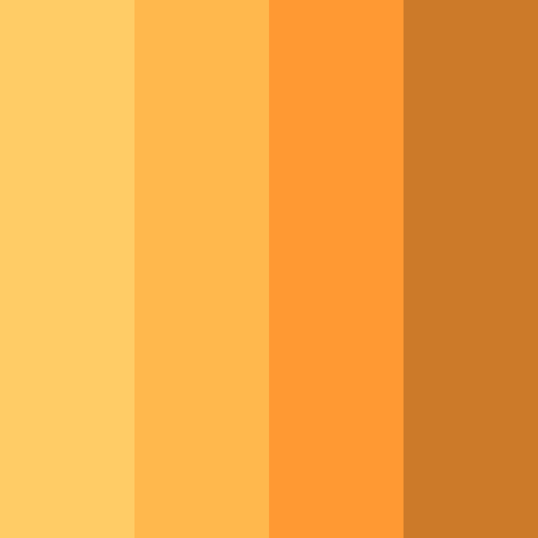 Download golden sunset delight color palette PNG image (square)