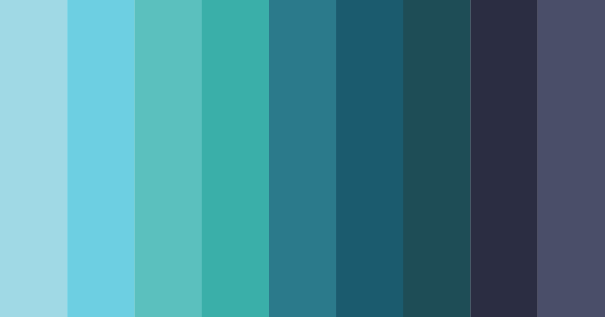 Download oceanic serenity color palette PNG image (landscape)