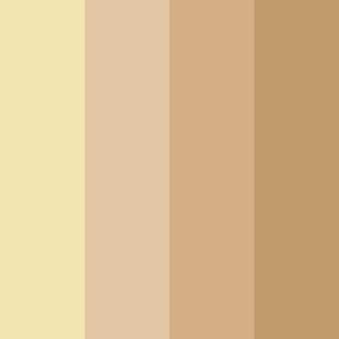 Download sunlit sandstone color palette PNG image (square)