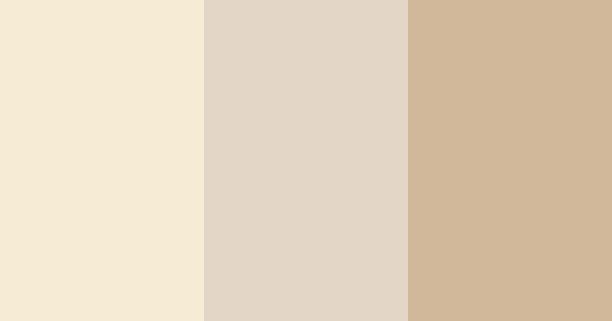 Download creamy sands color palette PNG image (landscape)