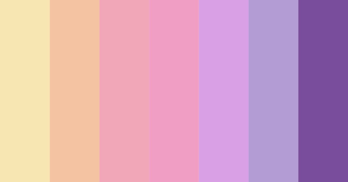 Download dreamy delight color palette PNG image (landscape)