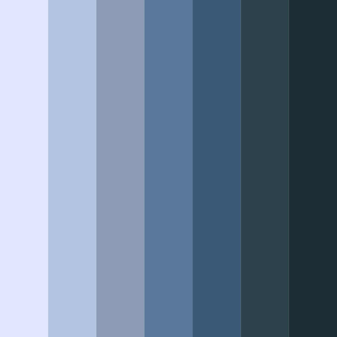 Download misty reverie color palette PNG image (square)