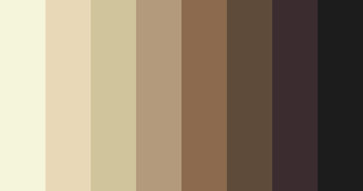 Download beige and black ink color palette PNG image (landscape)