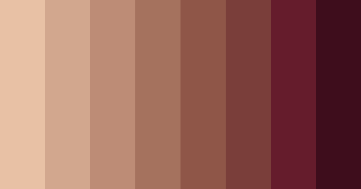 Download desert rosewood color palette PNG image (landscape)