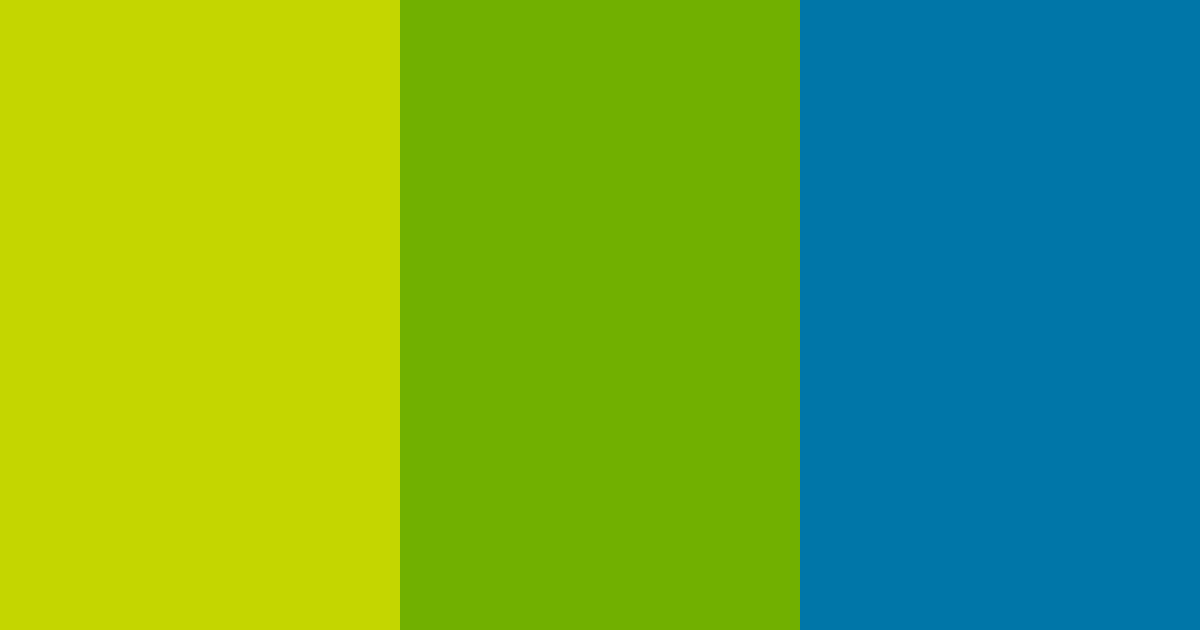 Download blue green yellow color palette PNG image (landscape)
