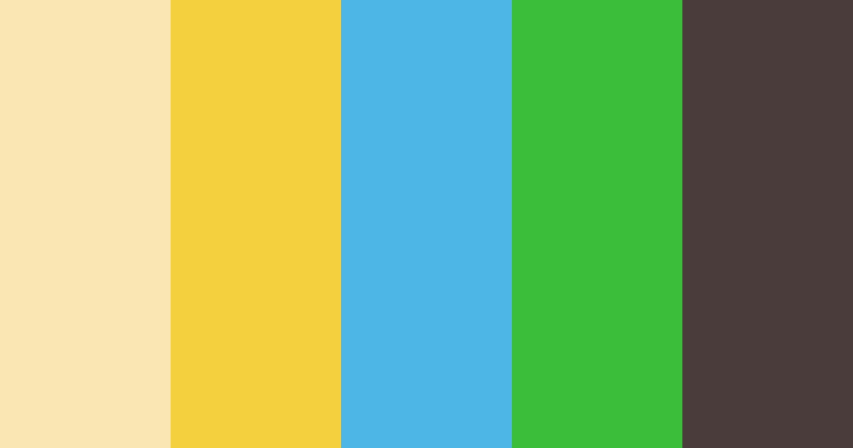 Download vibrant harmony color palette PNG image (landscape)