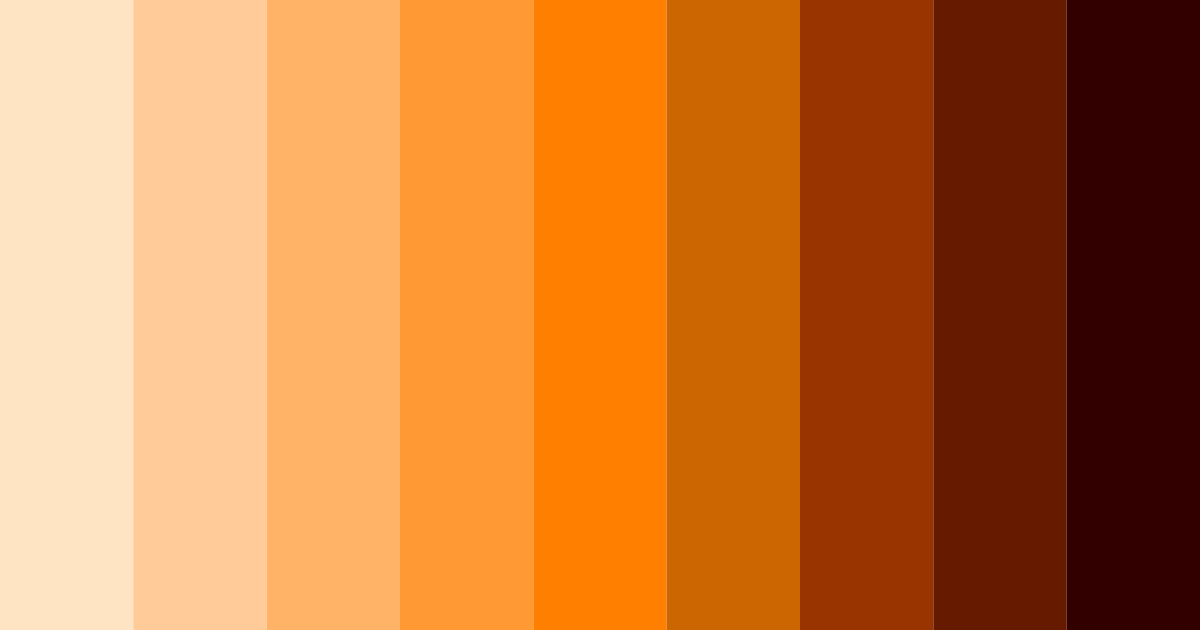 Download shades of red and yellow color palette PNG image (landscape)