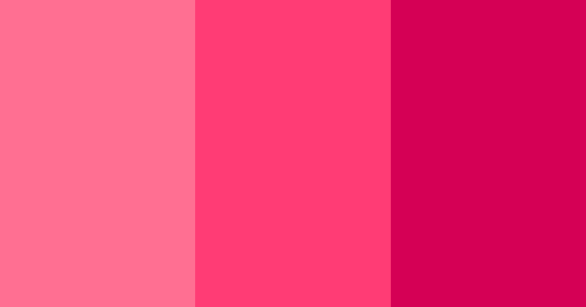 Download vivid pink color palette PNG image (landscape)