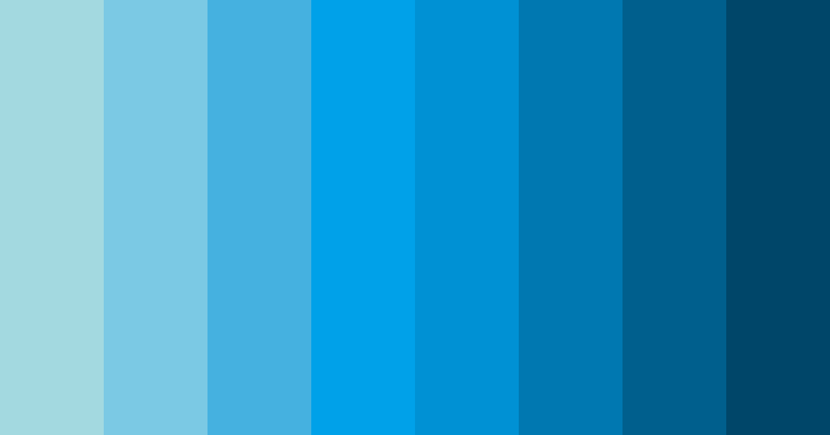 Download oceanic breeze color palette PNG image (landscape)