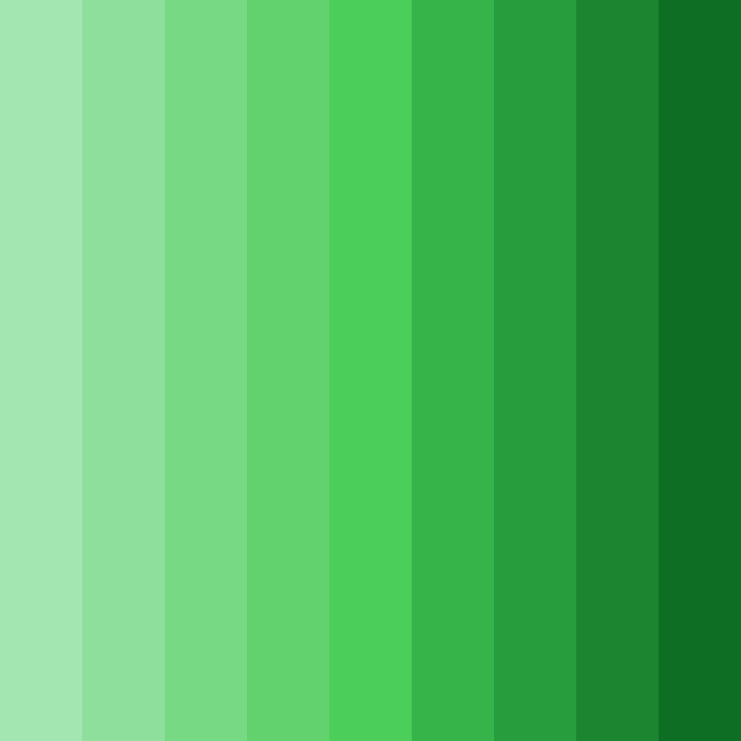 Shades of Green Color Palette - ColorDrop