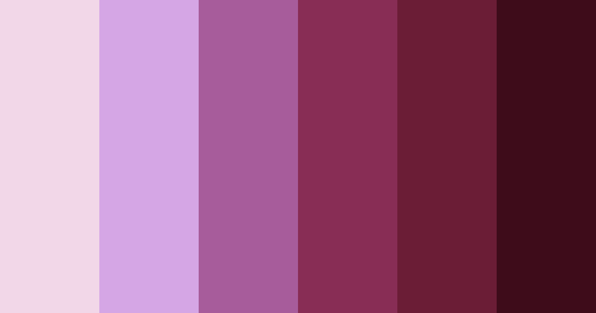 Download shades of purple red color palette PNG image (landscape)