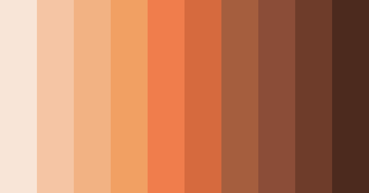 Download warm beige color palette PNG image (landscape)
