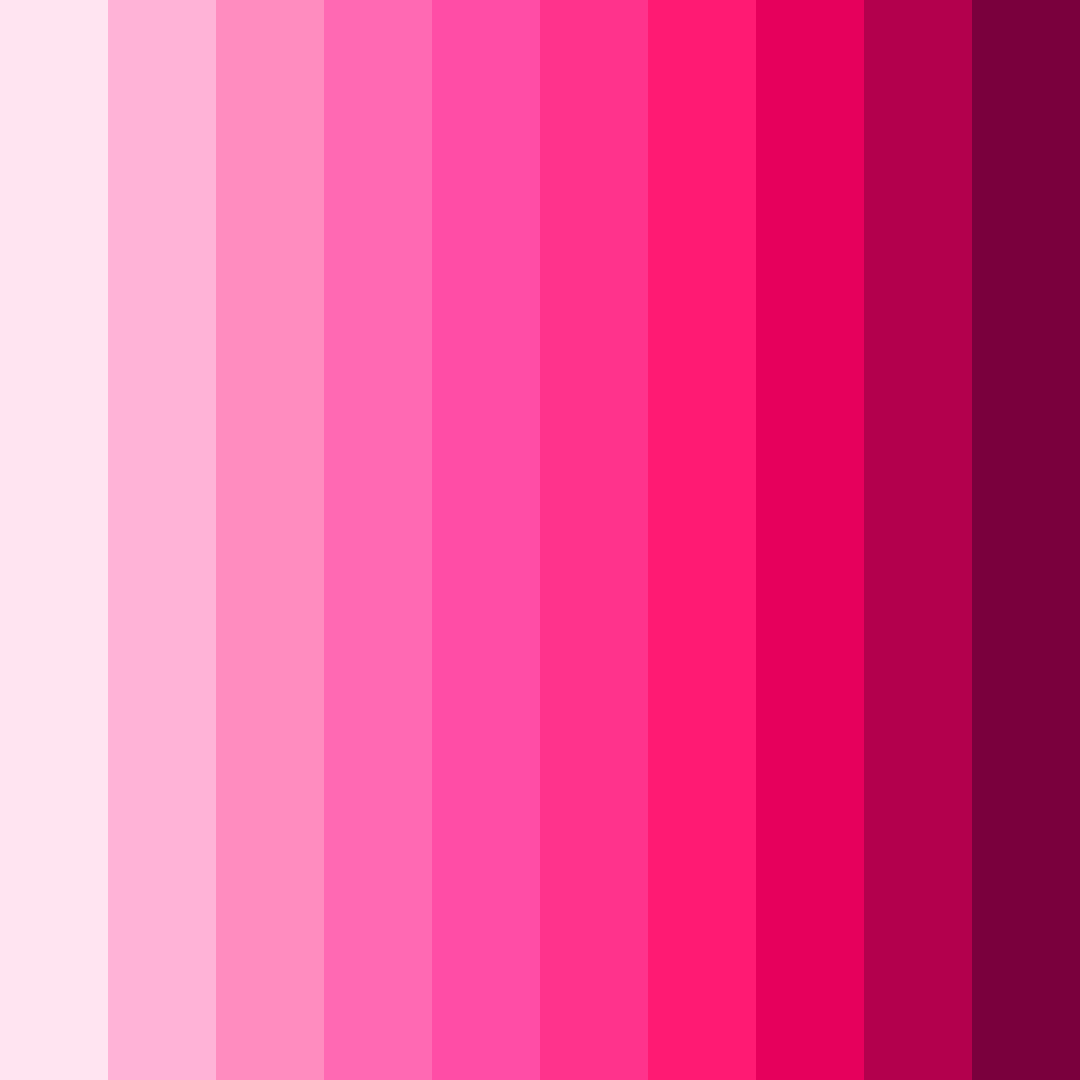 Download pink sunset color palette PNG image (square)