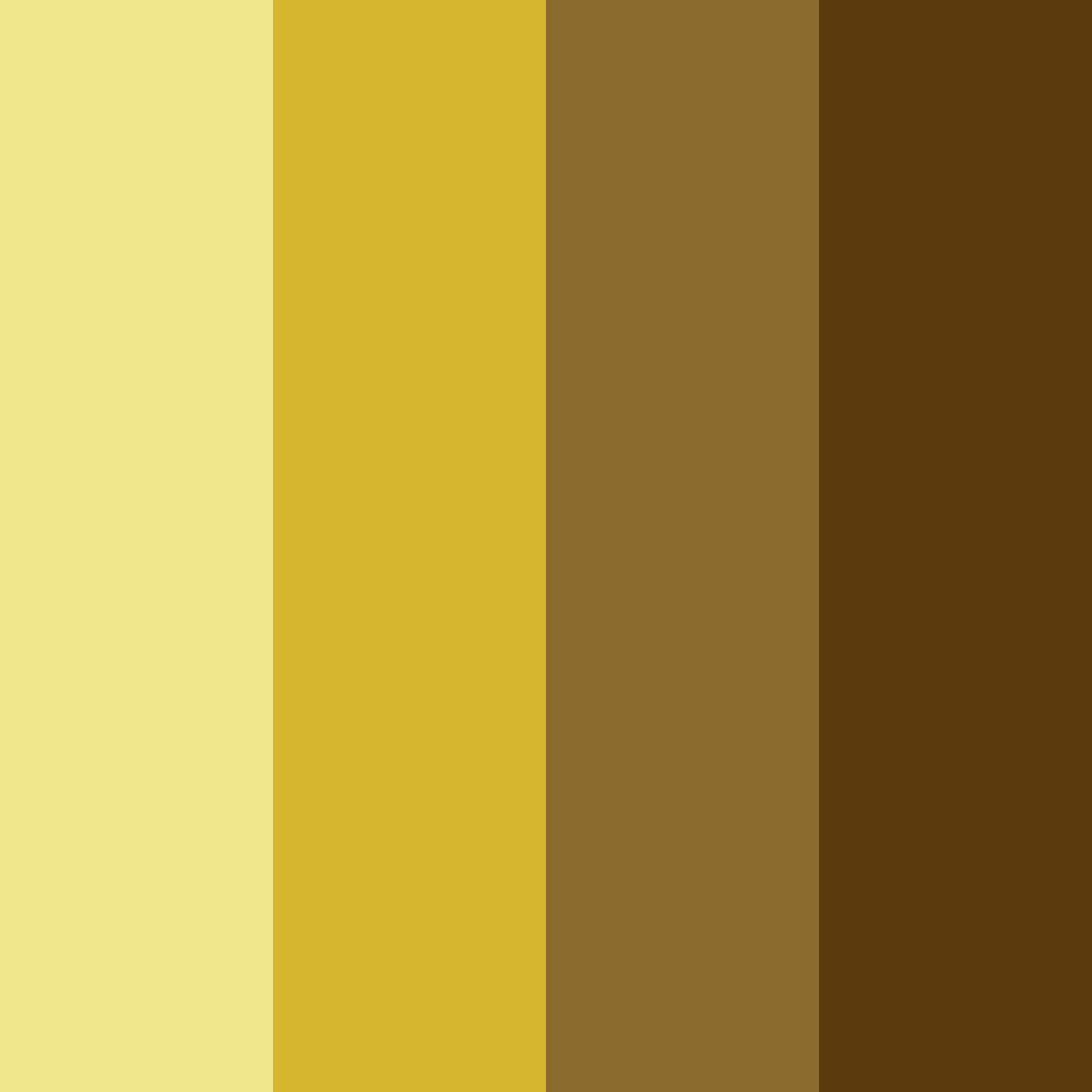 Download yellow split color palette PNG image (square)