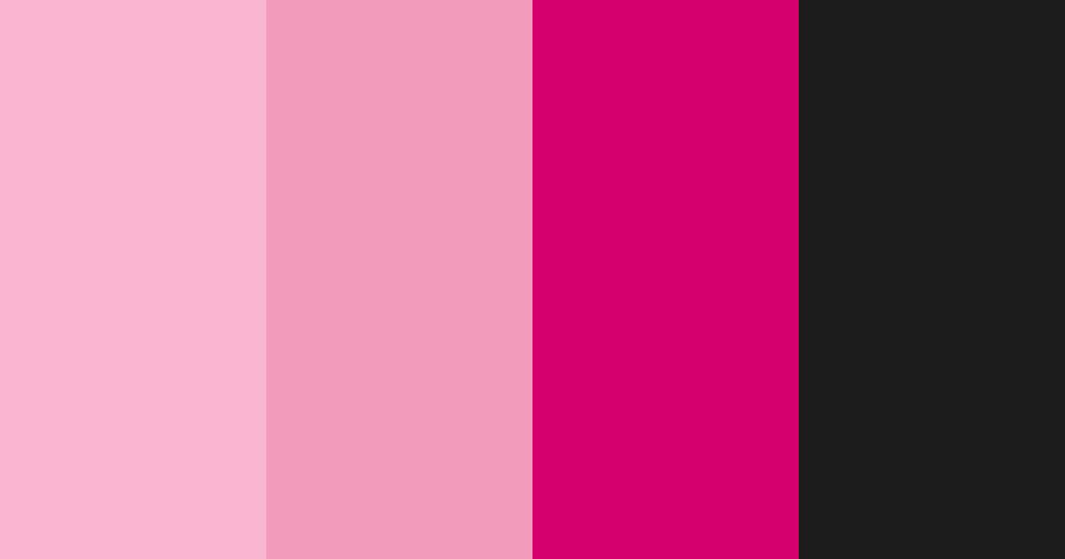 Download hot pink dark color palette PNG image (landscape)
