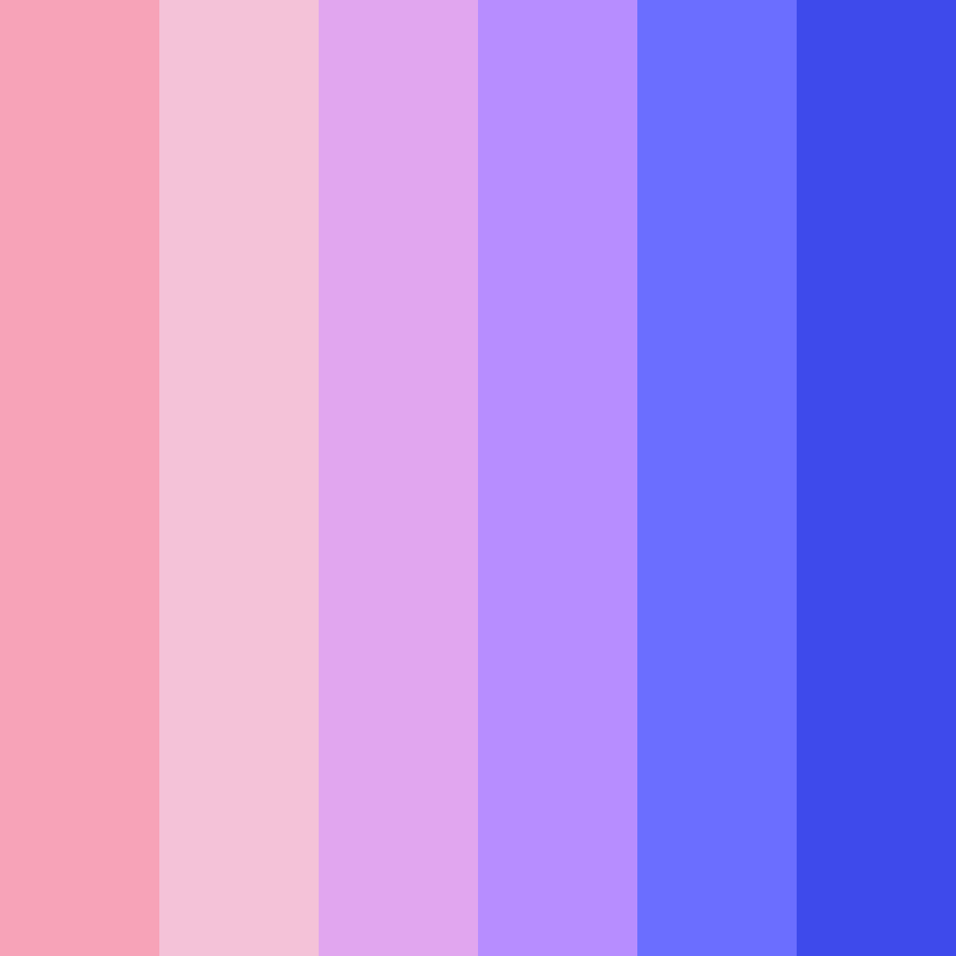 Download rainbow dreams color palette PNG image (square)