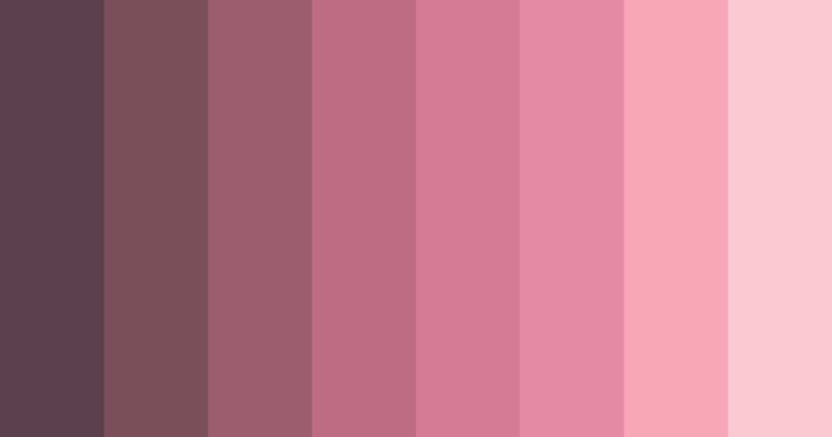 Download dusky rosewood color palette PNG image (landscape)