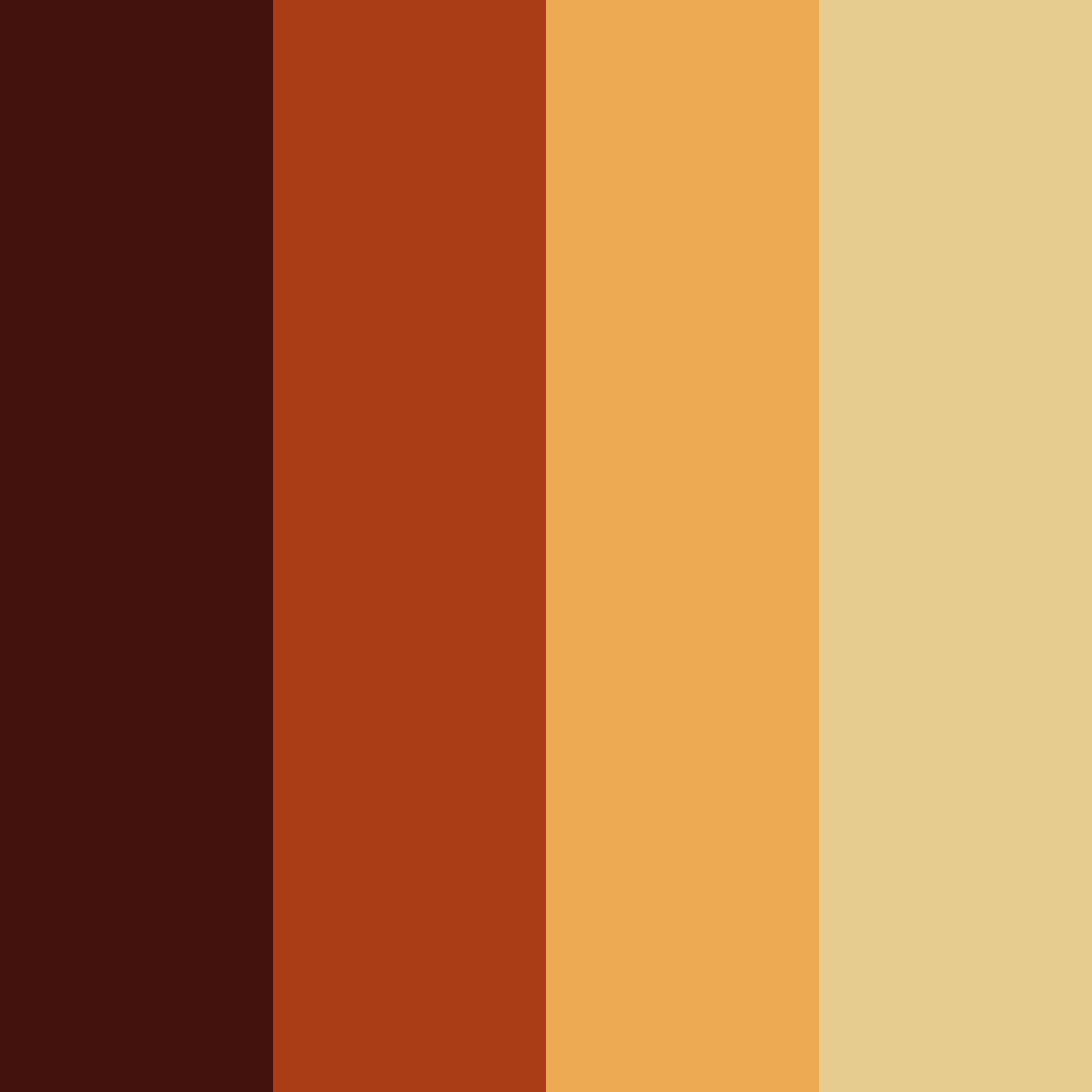 Download autumn harvest color palette PNG image (square)