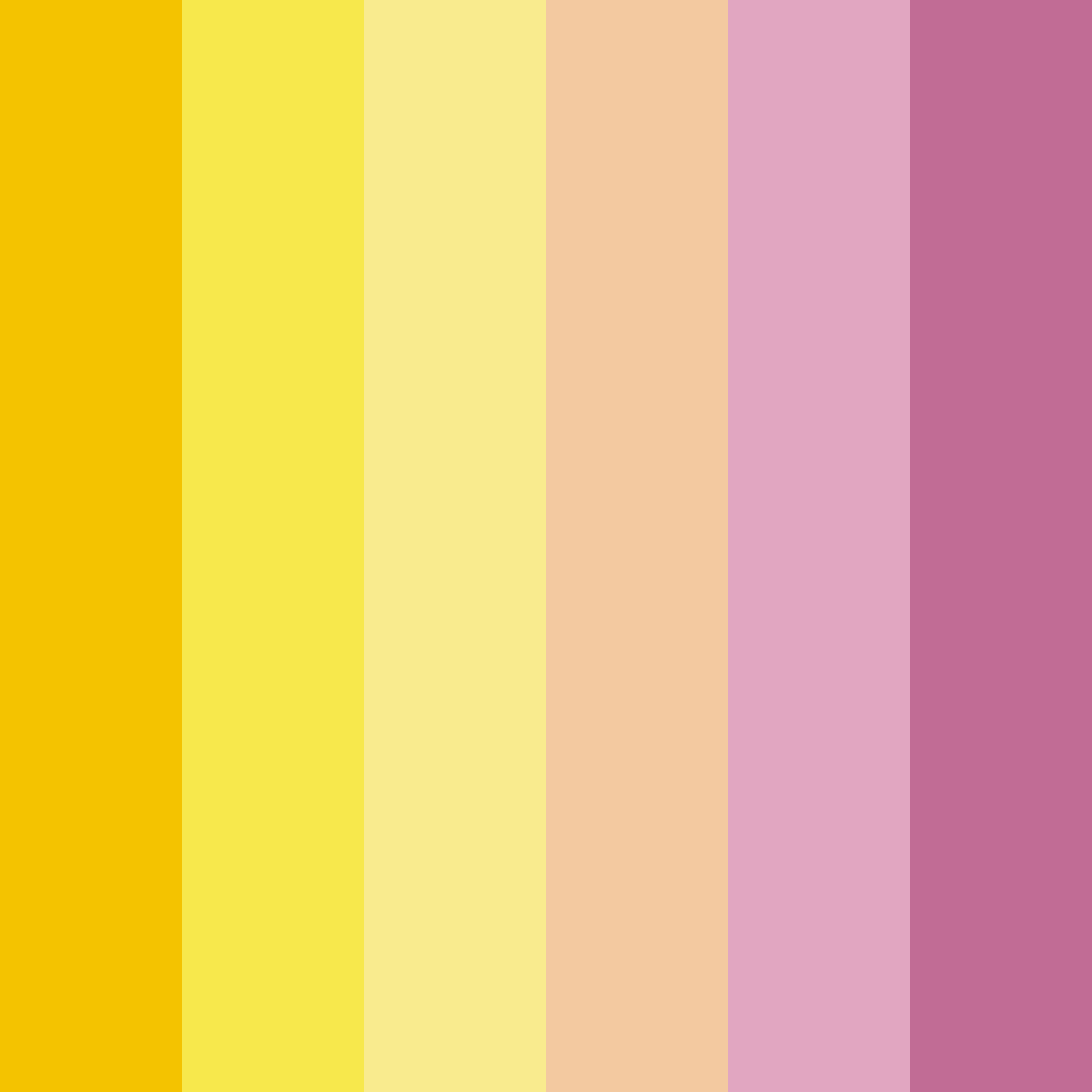Download soft yellow color palette PNG image (square)