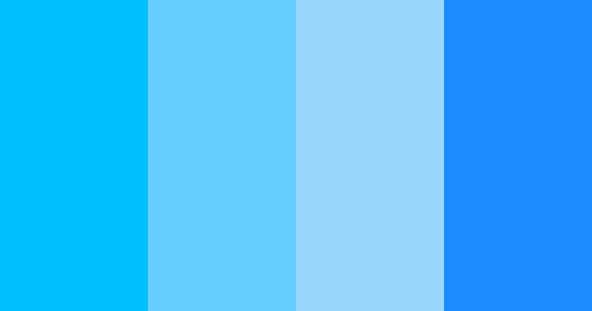 Download bright sky blue color palette PNG image (landscape)
