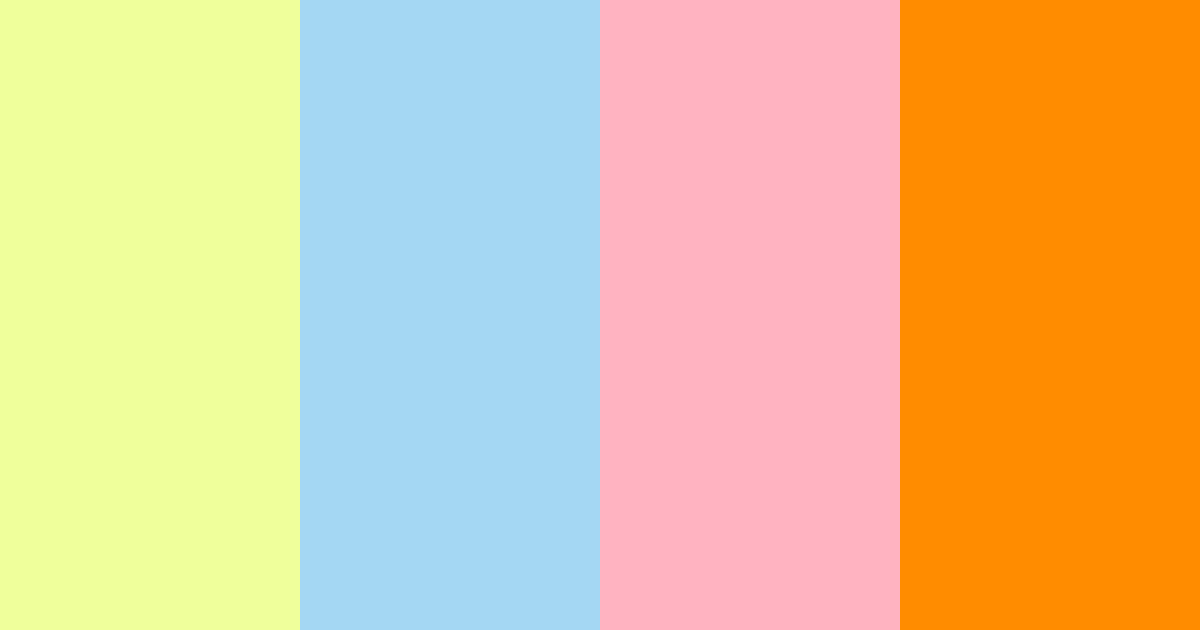 Download sunset blossom breeze color palette PNG image (landscape)