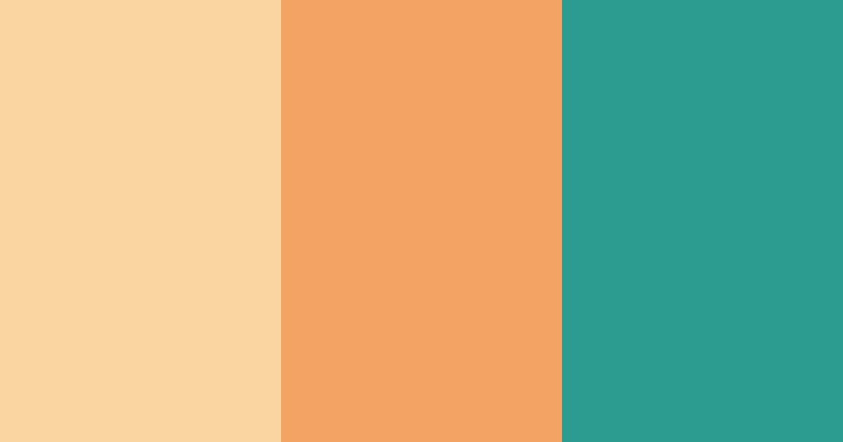 Download orange oasis color palette PNG image (landscape)