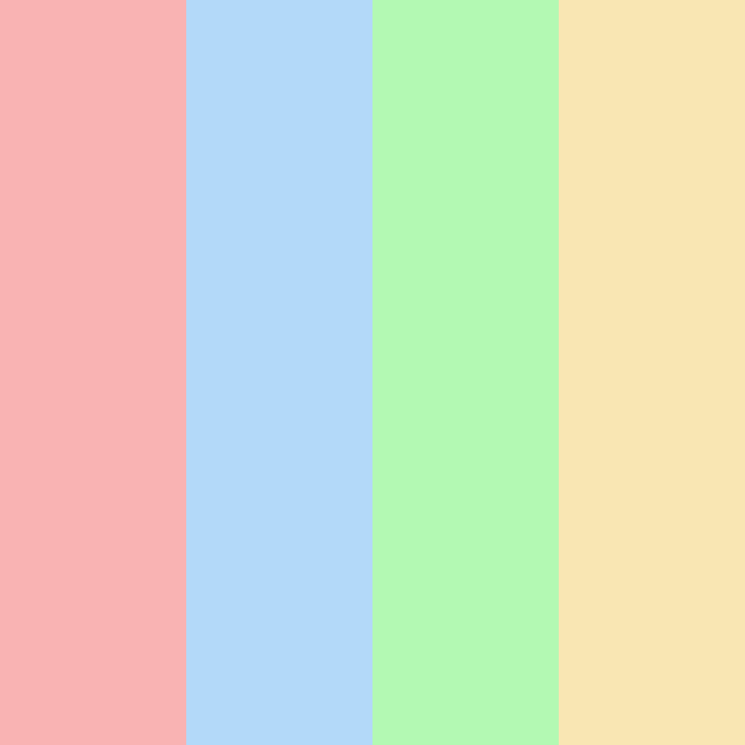 Download whimsical harmony color palette PNG image (square)