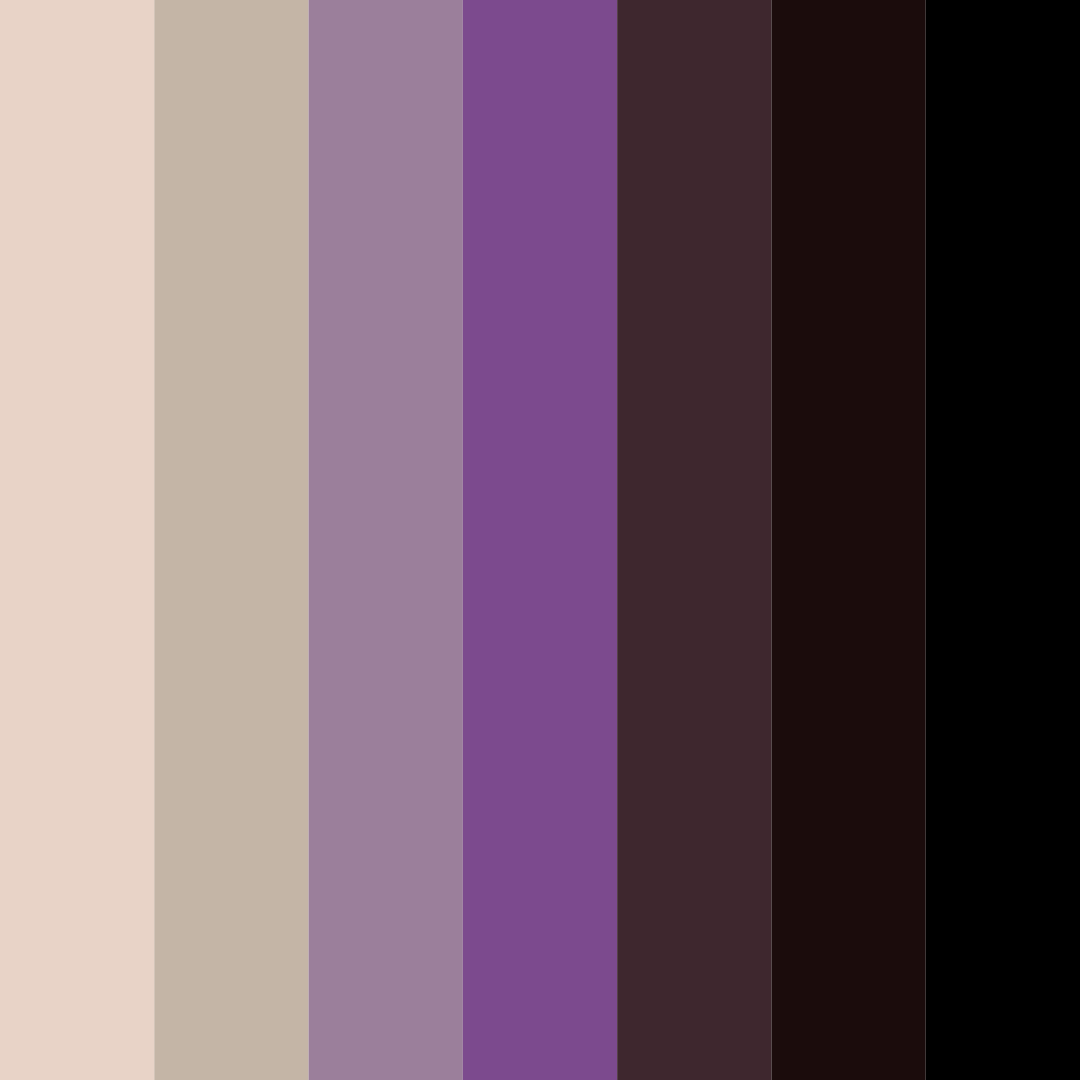Download shades of dark brown color palette PNG image (square)